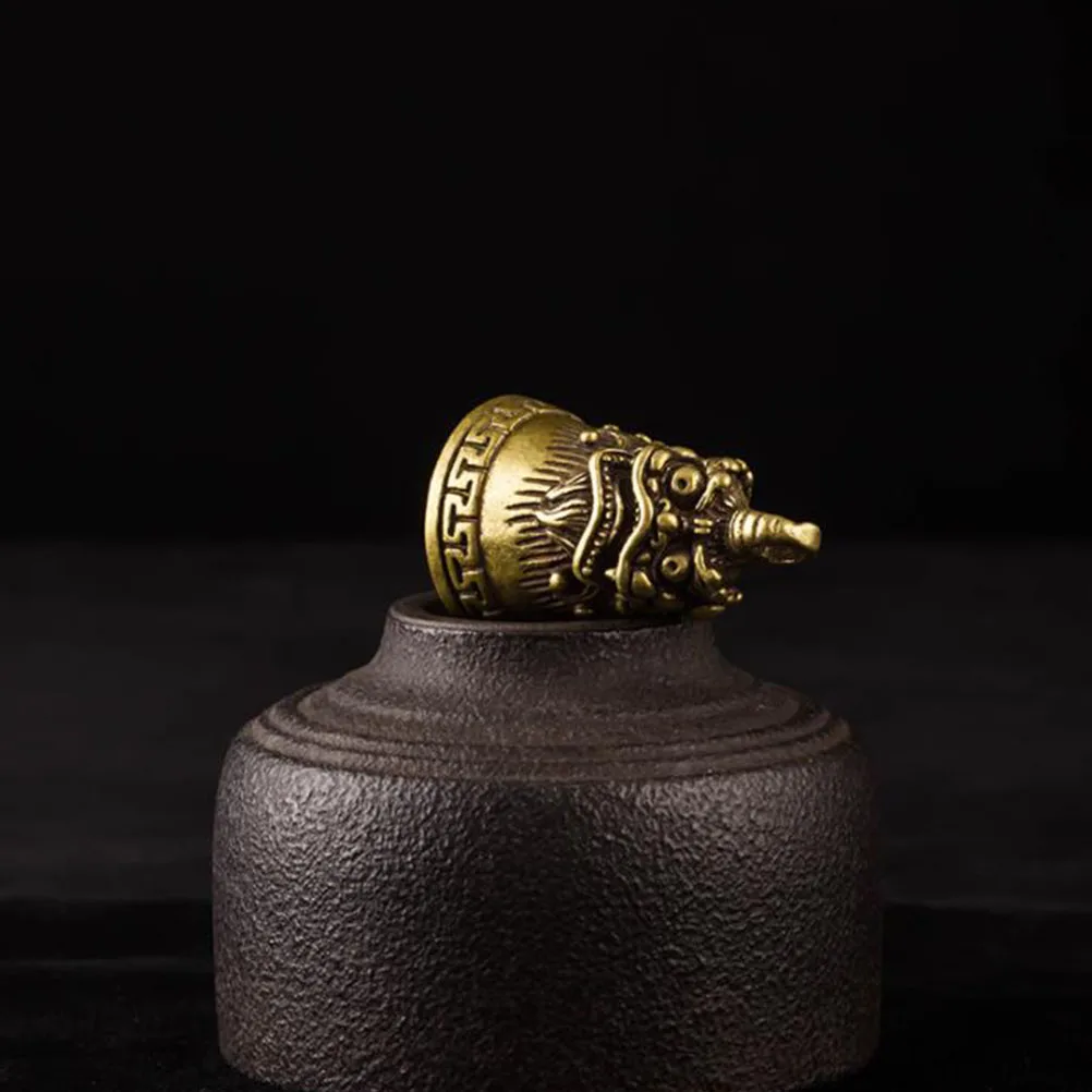 

2pcs Brass Bell Pendant Copper Vintage Charm Ornaments Decorative Bells Car Office DIY Keychain Bag Suitcase Hanging