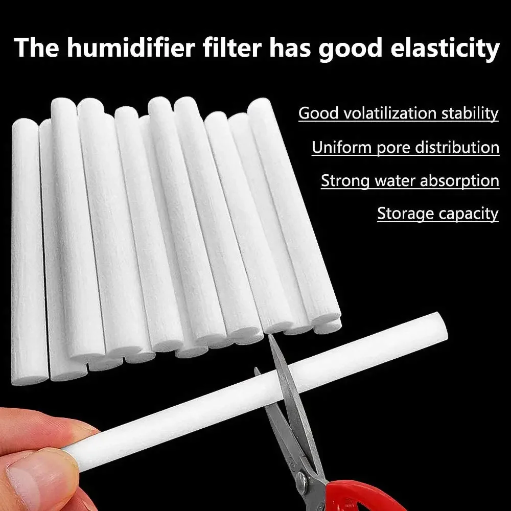 40Pcs Humidifier Filter Replacement Cotton Sponge Sticks for USB Humidifier Aroma Diffuser