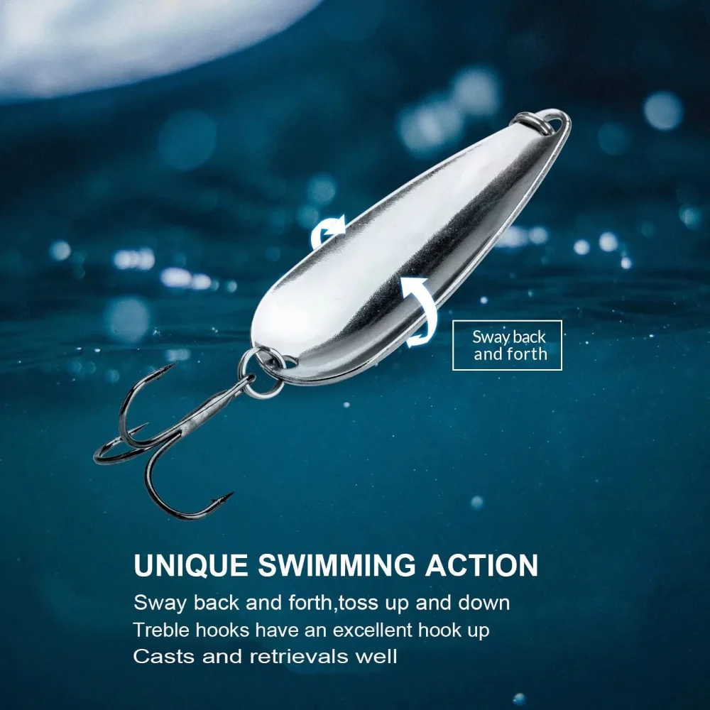 5 adet tuzlu su kaşık balıkçıl - Fishing Lure Spoon incelemesi ve fiyatı