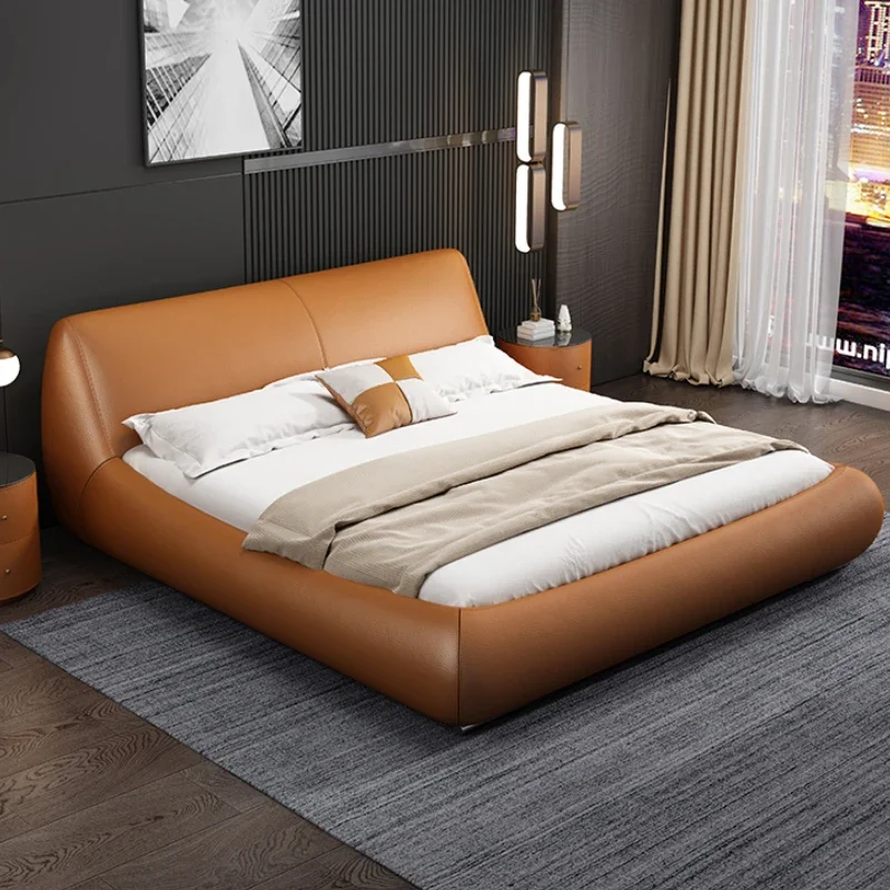 

Роскошный современный дом, каркас двуспальной кровати, элегантная кожаная вилла, кровать-чердак, размер королевы, для взрослых, скандинавская уникальная мебель Cama Infantil