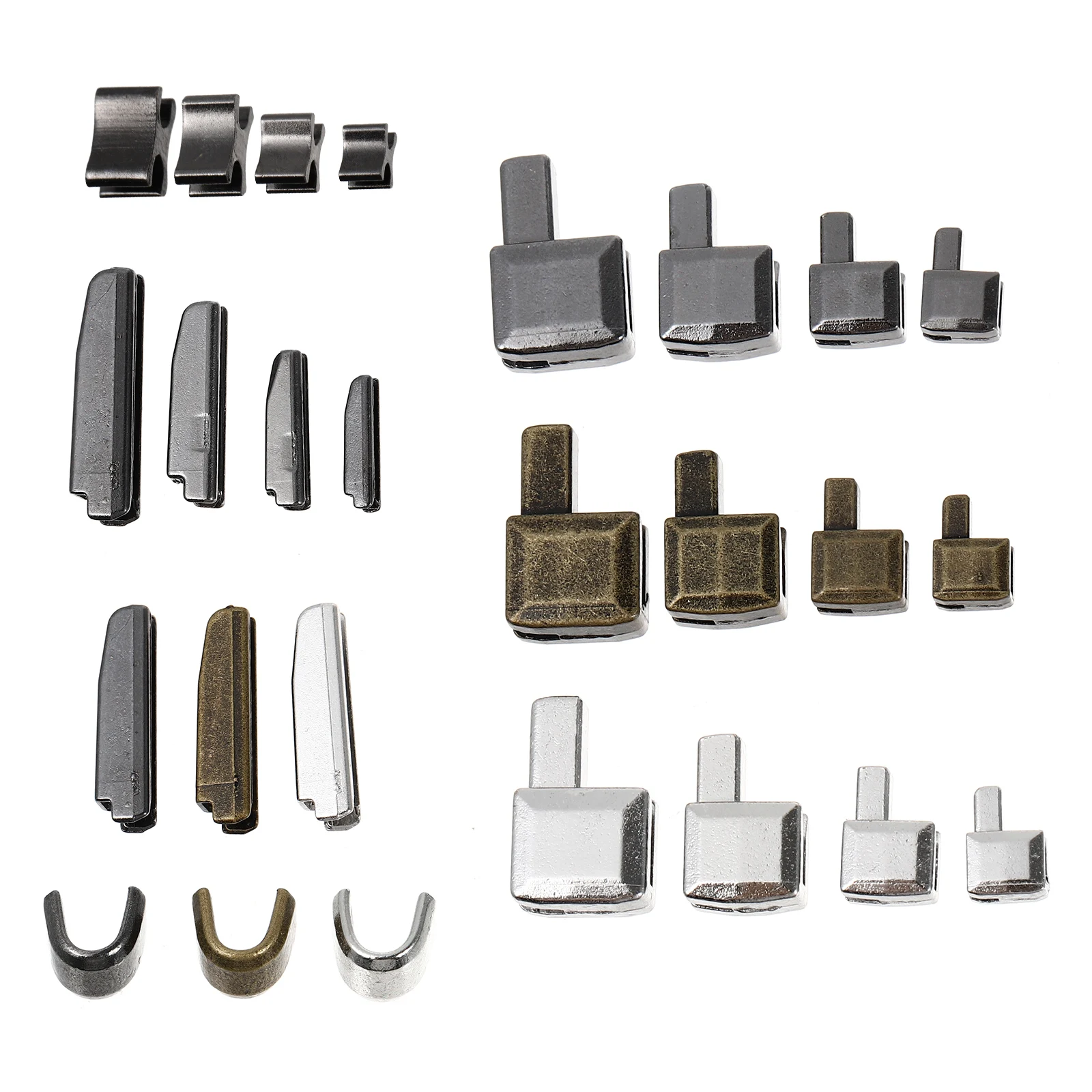

24 set 24 Set Accessories Metal Replacement Sliders Size 3 5 8 10 For Bags Coats Tents Repair Zipper Repair Kit Pins