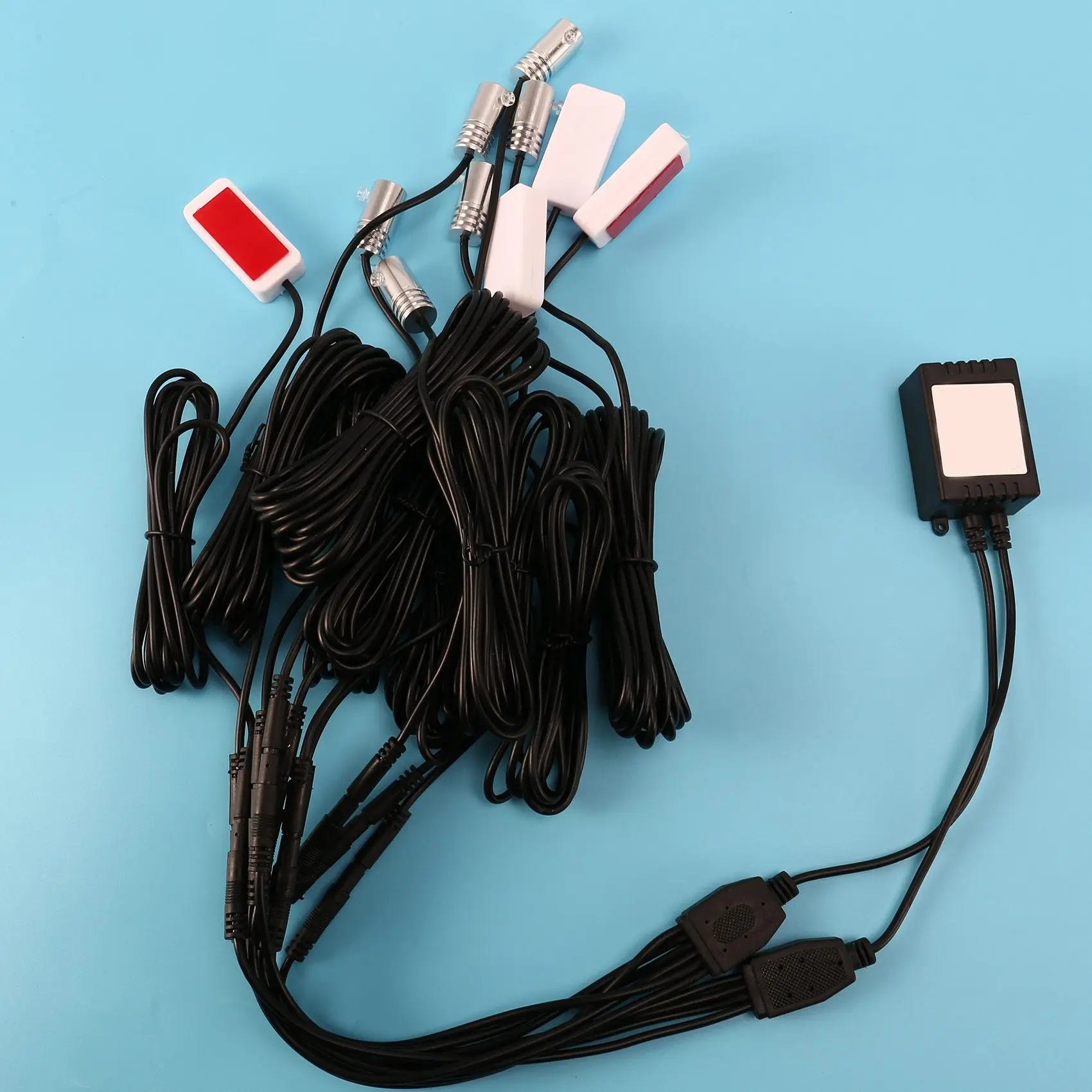 

A13Z-10 In 1 RGB LED With 8M Interior Decoration Car Fiber Optic Strip Light By App Control 12V Decorative Atmosphere Lamps Univ