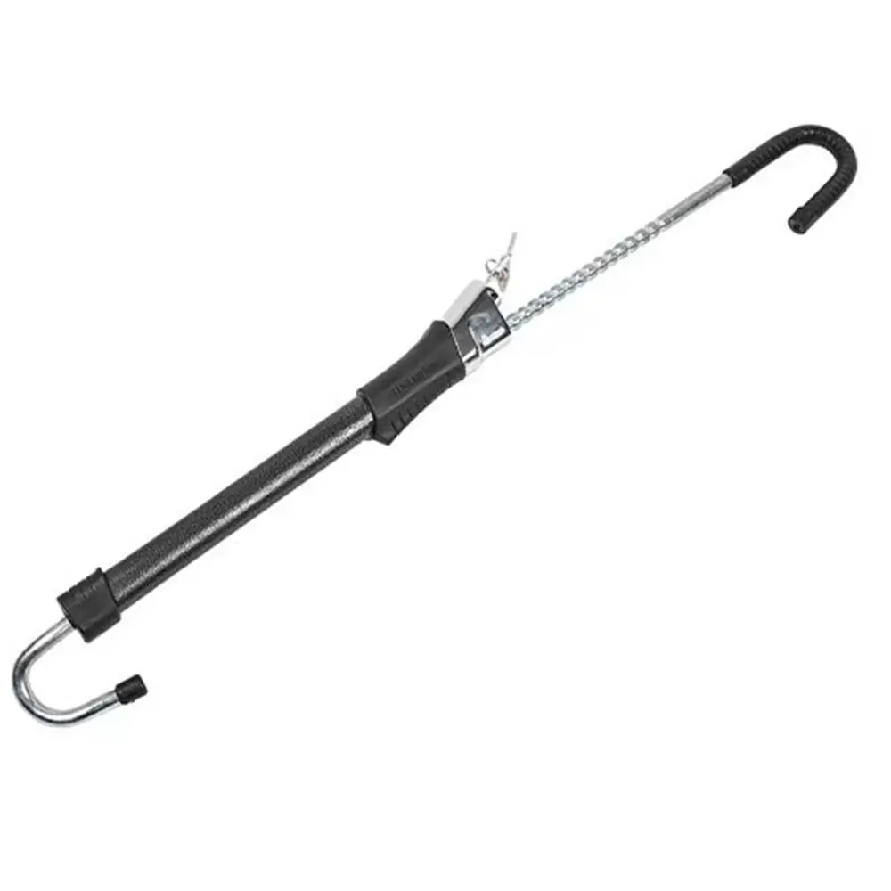 Stainless Steel Car Steering Wheel Lock Double Hook Anti Theft Automobile Security Bar Universal U-Shaped Car Security Lock