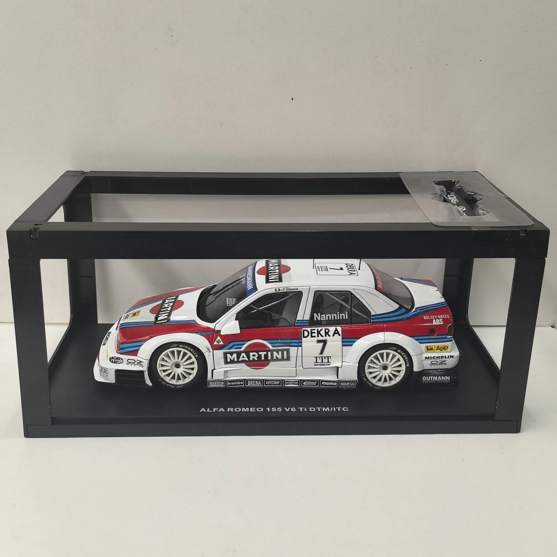 Diecast WERK83 1/18 Scale ALFA ROMEO 1995 # 7 Racing E2E3F3 Alloy Car Model