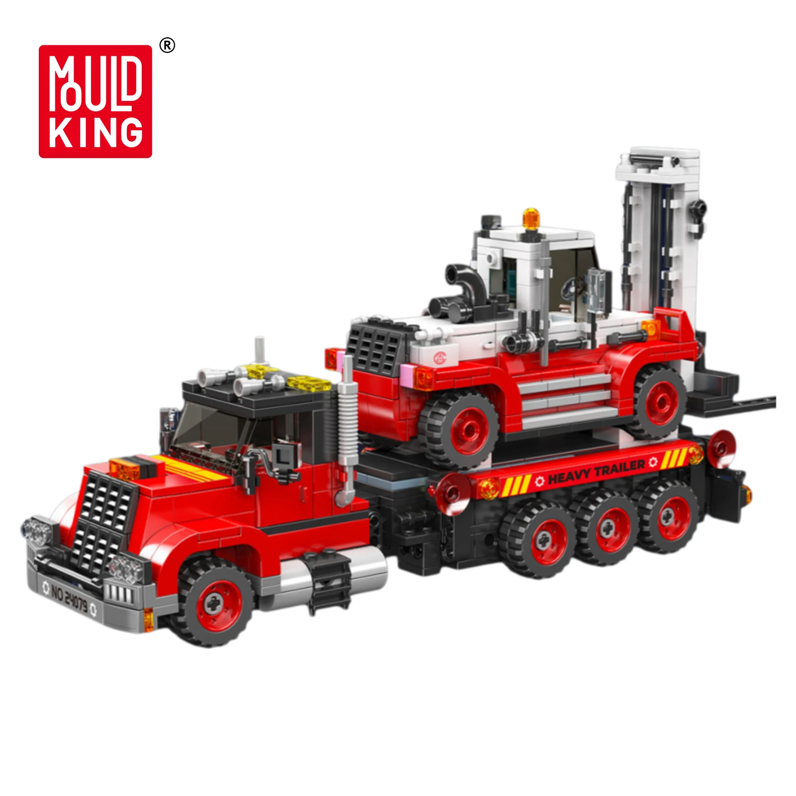 

Mould King 24079 906pcs Forklift Truck Building Blocks Set Creative DIY Construction Vehicle Model