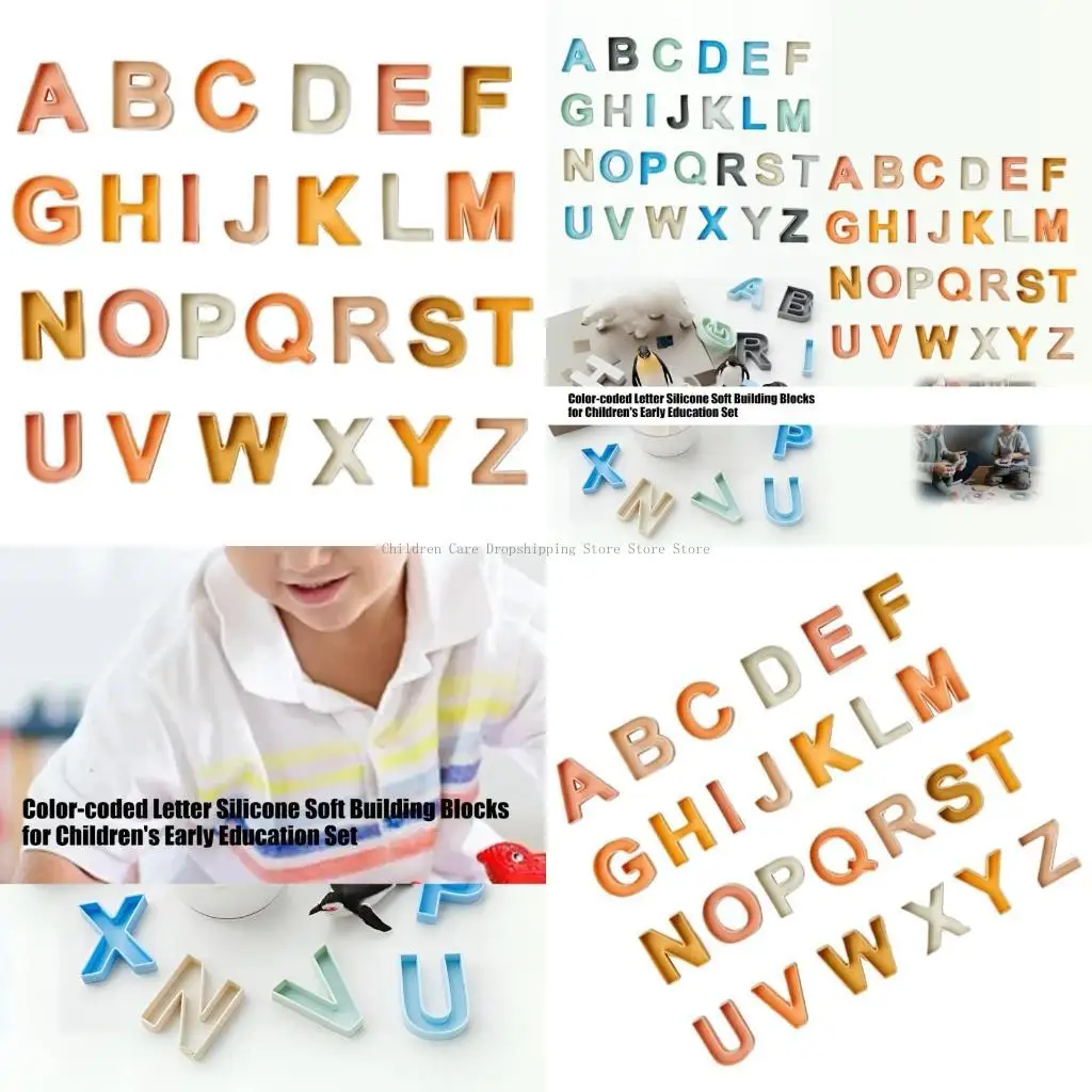 Ensemble lettres en silicone pour l'apprentissage du bain le plaisir pour les garçons les filles