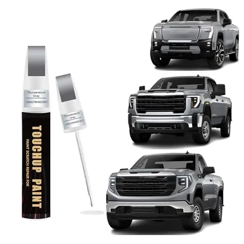 Thunderstorm Gray(GNO/WA633D) Car Paint Touch Up Pen Compatible with GMC,Automotive Scratch Remover for Nicks & Chips Repair