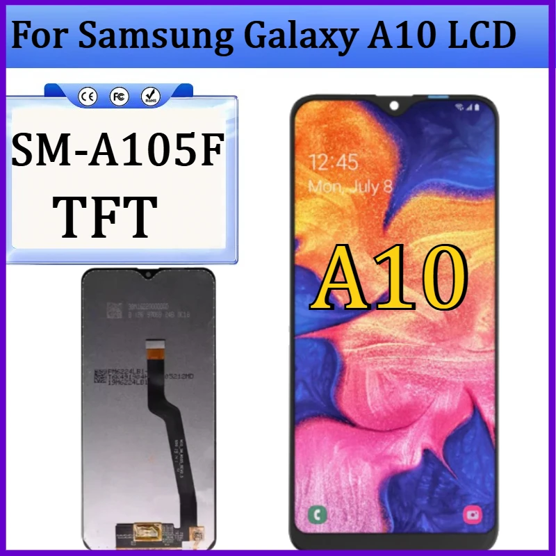 New TFT Screen for Samsung Galaxy A10 SM-A105F Lcd Dispaly Touch Screen Digitizers for Samsung Galaxy A10 Replacement