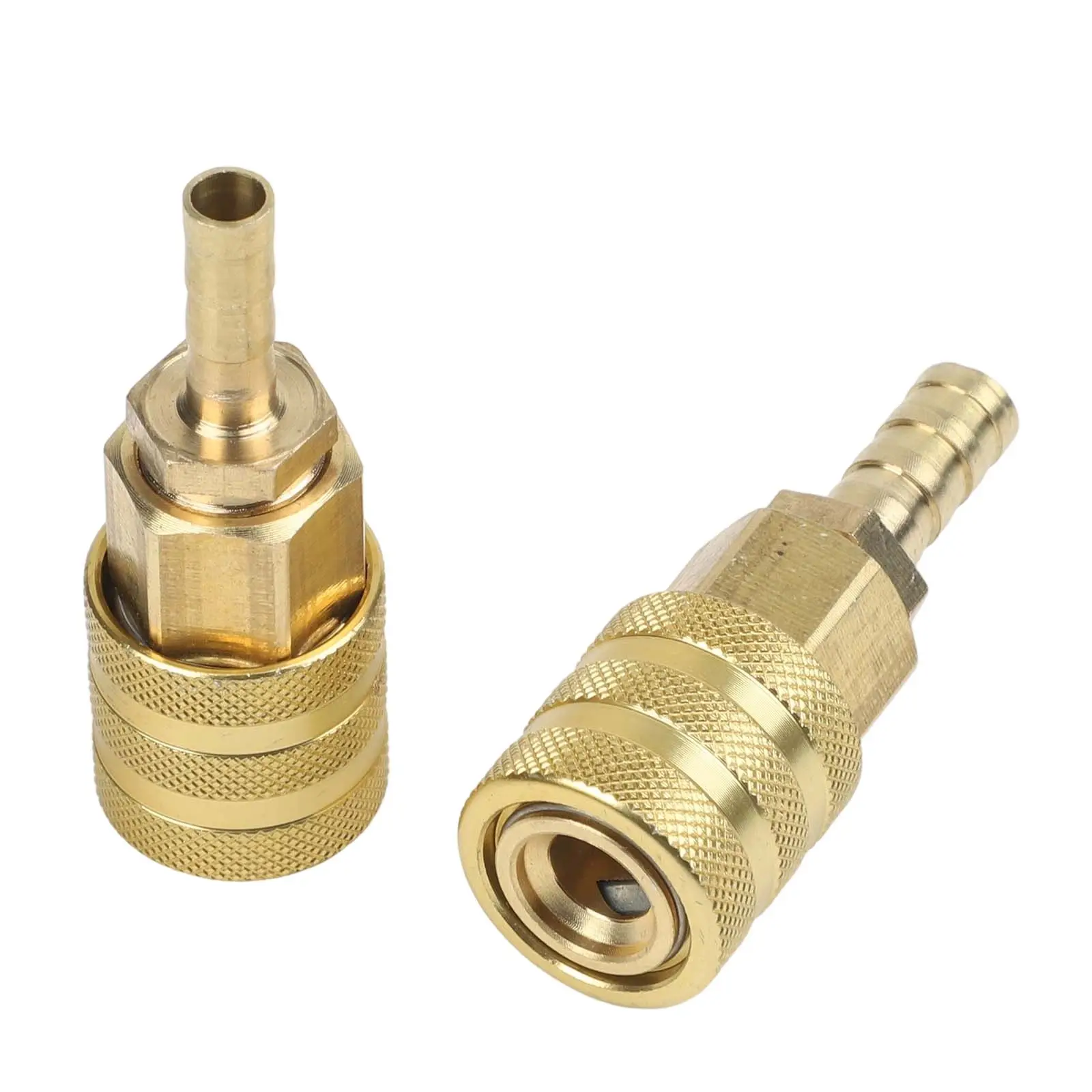 

NPT Thread Tire Valve Connector Leak-proof Sealing Precision Machining Solid Brass Construction Connector 6mm,8mm