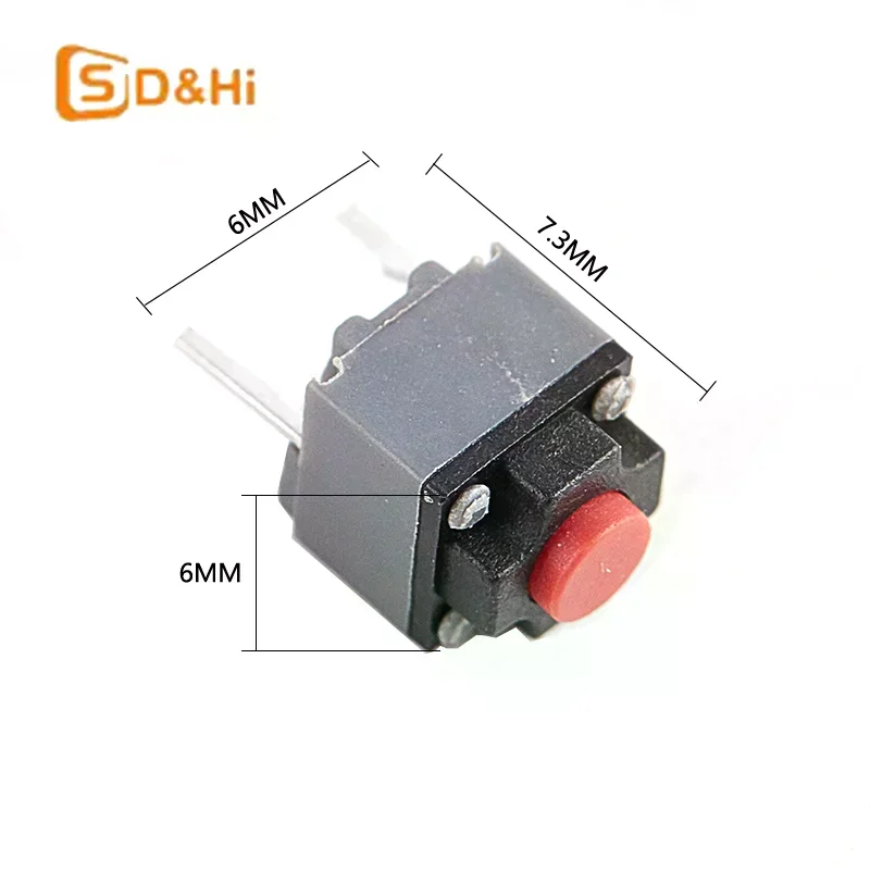10Pcs Kailh Mute Button 6*6*7.3 Silent Switch Wireless Mouse Button Micro Switch