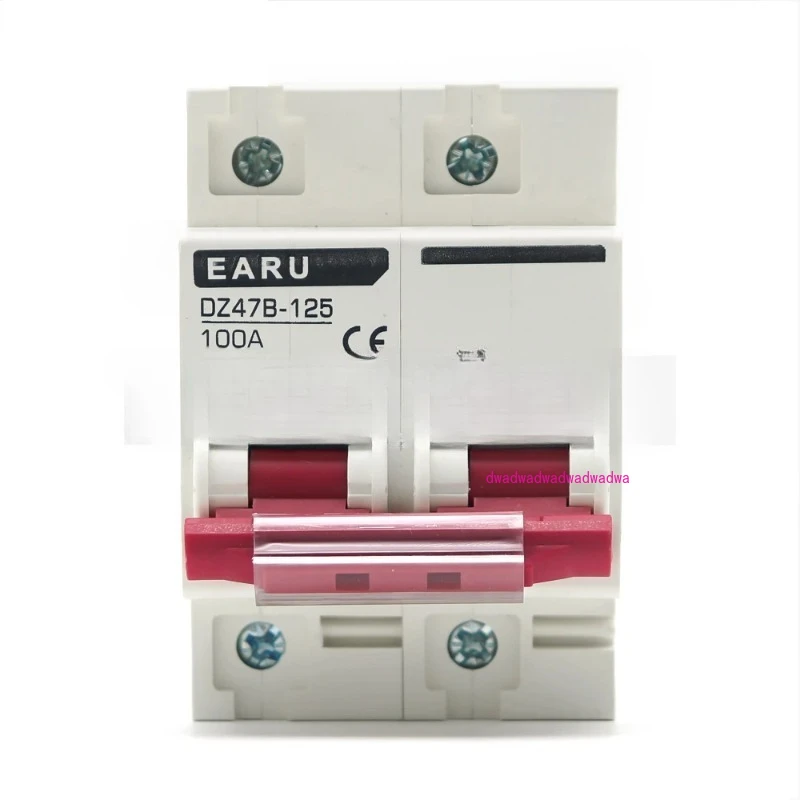 

5pcs DC MCB 12V 24V 48v Circuit Breaker Battery Protector DZ47B DC Positive and Negative Protection Switch Isolator