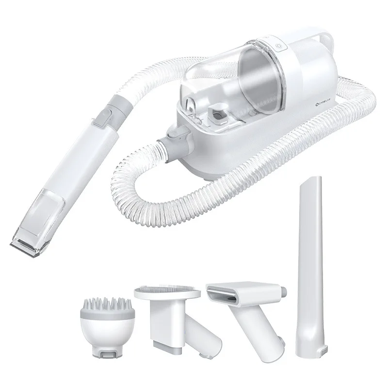 All-in-One Super Lint Roller Vacuum Cleaner for Pets Multi-Functional Plastic Bathing Comb Blowing Vacuuming Features for Cats