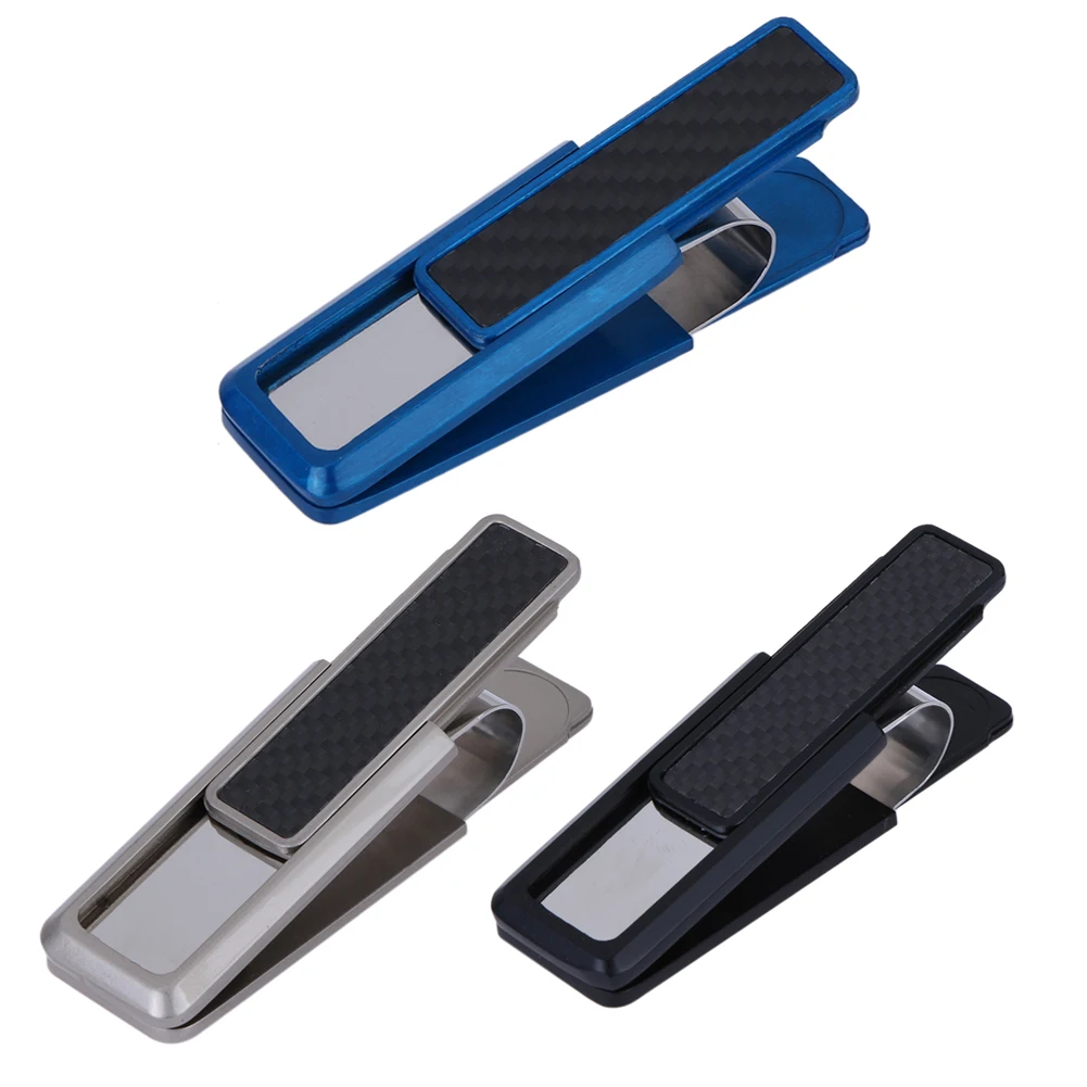 Metal Money Clip Slim Cash Clip Lightweight Front Pocket Wallet Clip Multi-Function Credit Card Holder Clips for Men Gift
