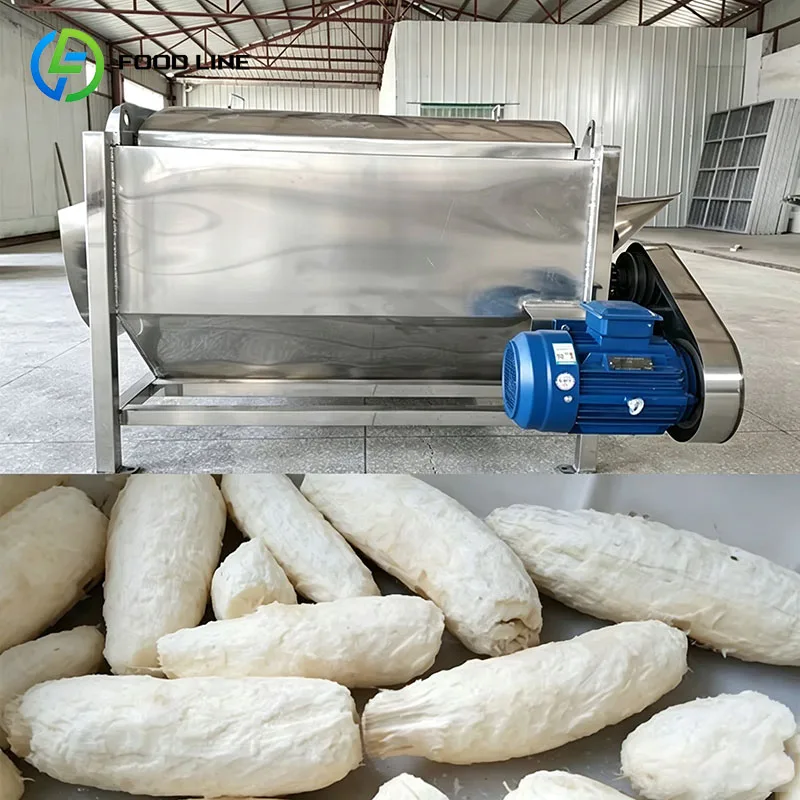Root Vegetable Peeling Machine Cassava Potato Yam Taro Carrot Washer for Food Processing Customized