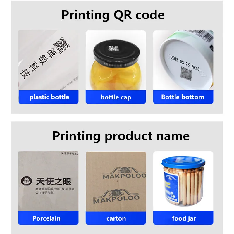 MX3 Product Name Batch Number Date Packaging Barcode QR Code Height 2-12.7mm Handheld Portable Wireless 600DPI HD Inkjet Printer