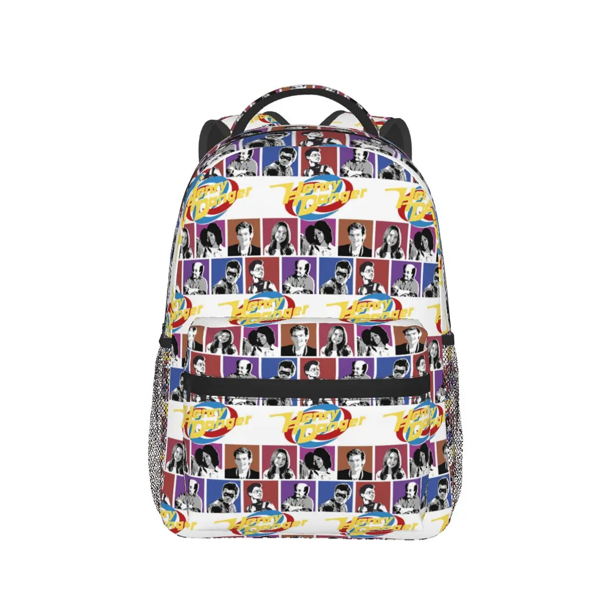 

Comic Style HD Squares Backpack Hot Sale Daypack Large Capacity Children BookBag School Bag Shoulder Bags for Men Women