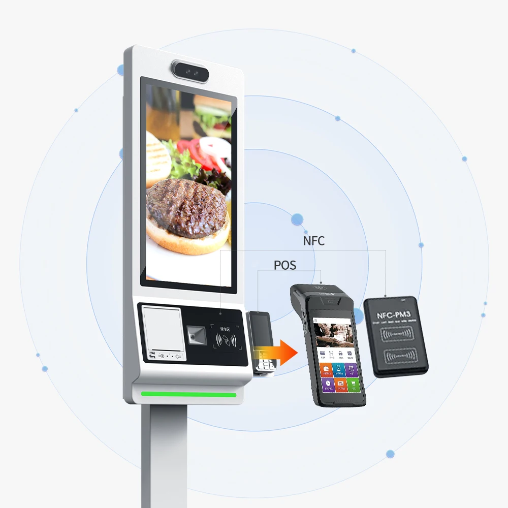 Factory OEM Android Floor Stand Indoor Self Service Payment Terminal Capacitive Touch Screen Payment Kiosks
