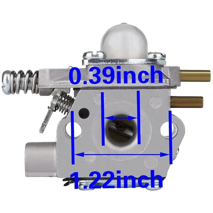 Walbro-carburador de WT-424 para GT-2400 ECHO, SRM-2400, PE-2400, PPT-2400, PP-1250, recortadora de SRS-2400, 12300052133