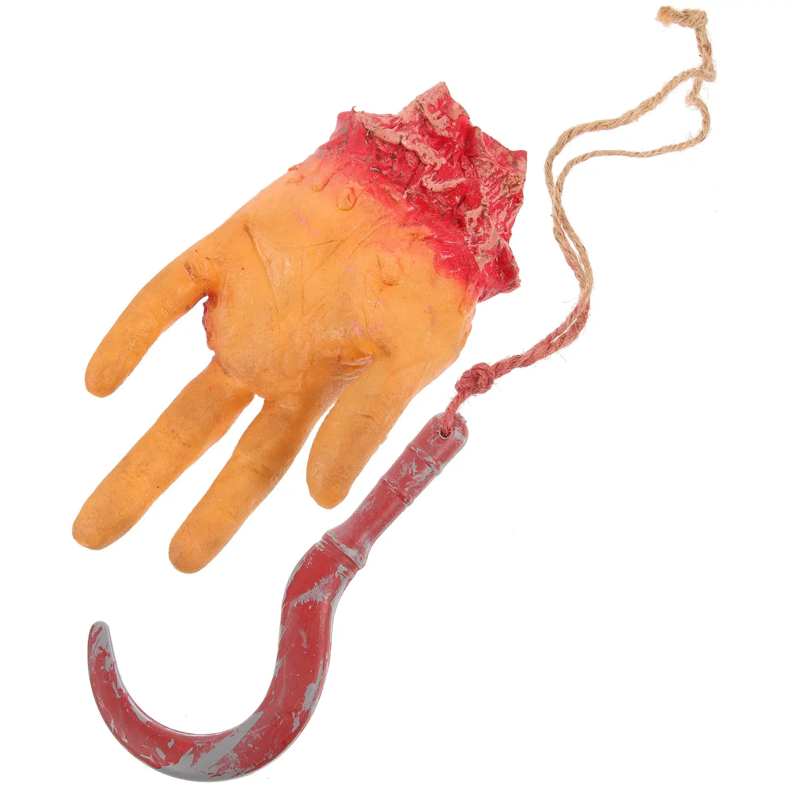 

1 Set Halloween Broken Hand Decor Realistic Separated Hand Fake Scary Prop Indoor Outdoor Haunted House Crime Scene Party