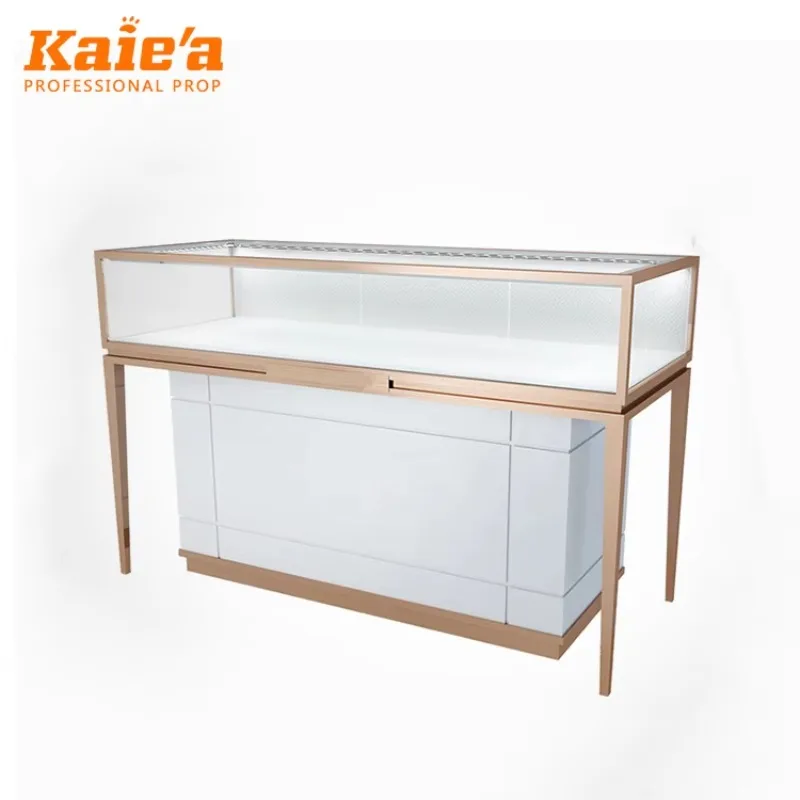 Jewellery Counter Display Jewelry Shop Counter Showcase for Diamond Necklace