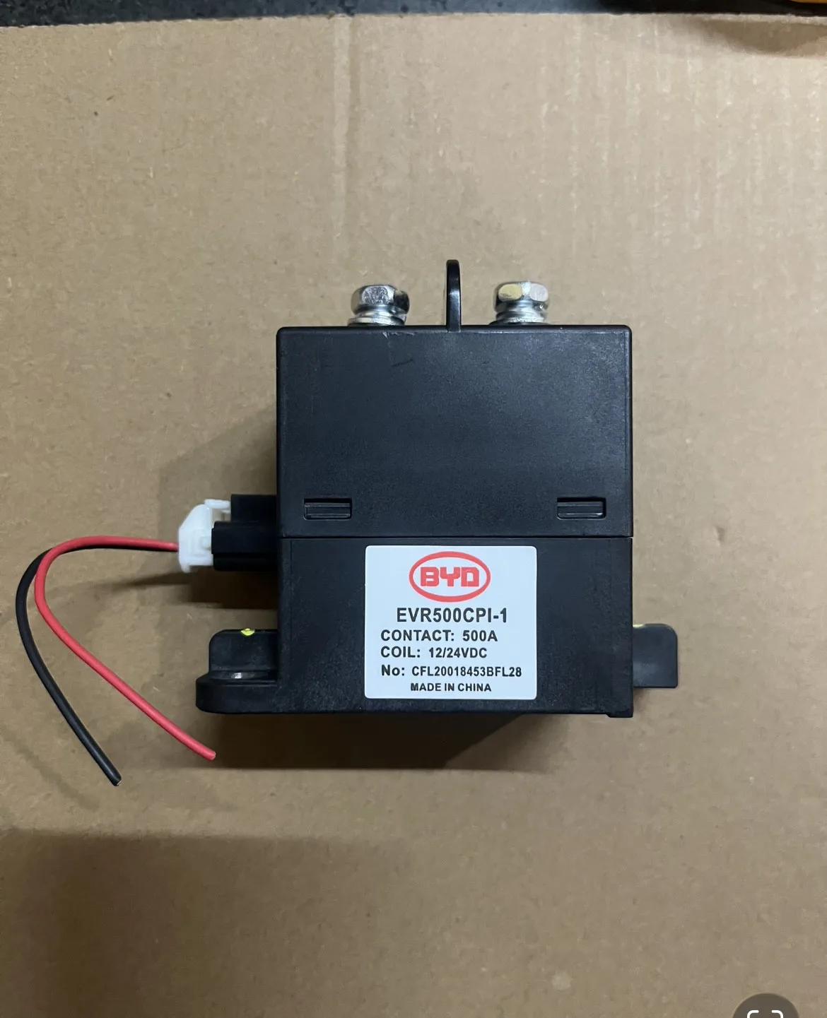 Second-hand new energy relay original disassembly 90% new start power supply dedicated, 12/24V universal 500A