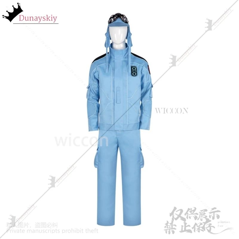 Película Mickeys 17 Cosplay ciencia ficción película uniforme Top pantalones gafas conjunto para hombre mujer Halloween Navidad Cos personalizado