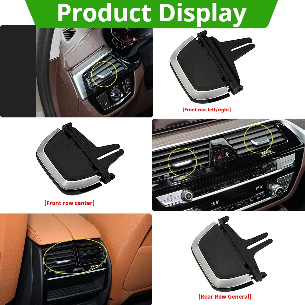 لسيارات BMW الجديدة 5 سلسلة 6 سلسلة 7 سلسلة مكيف الهواء الاتجاه اختيار 525Li 530 740 مشبك شبكة مكيف الهواء