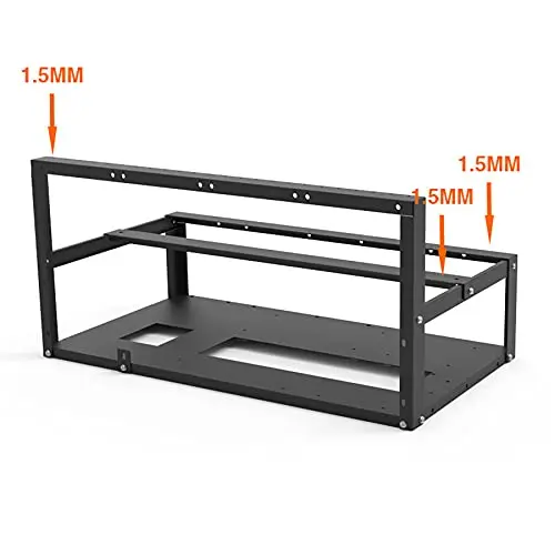 

6 GPU Cards Open Air Frame Case Computer Bracket