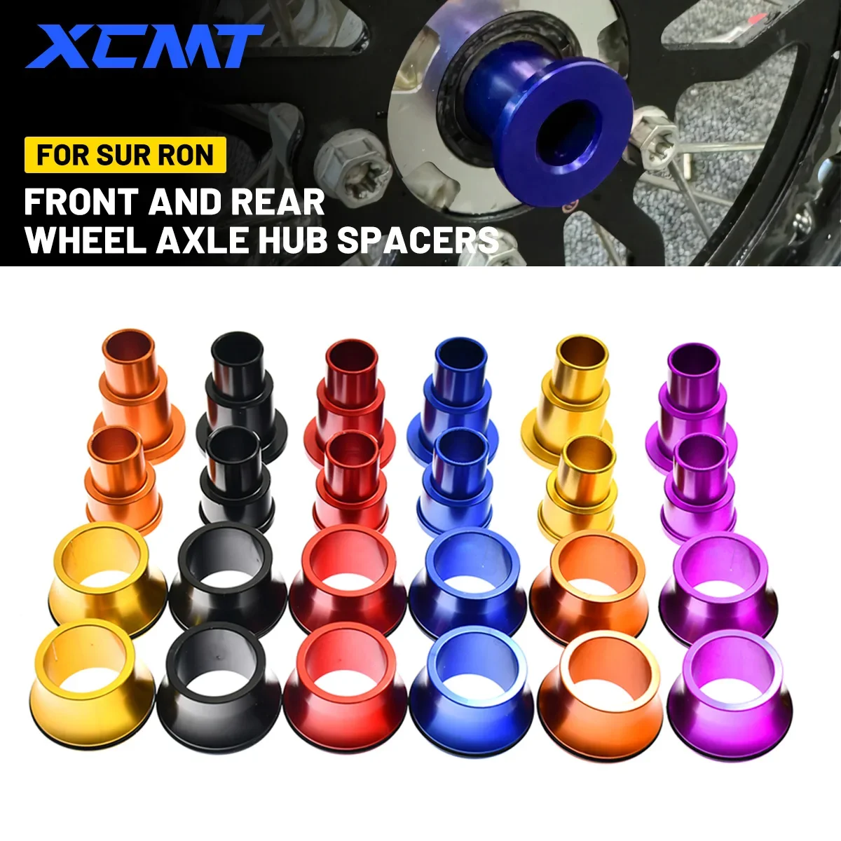 

Motorcycle Front Rear Wheel Axle Hub Spacer Kit For Sur Ron Sur-Ron Surron Light Bee X & Light Bee S For Segway X160 X260 Parts