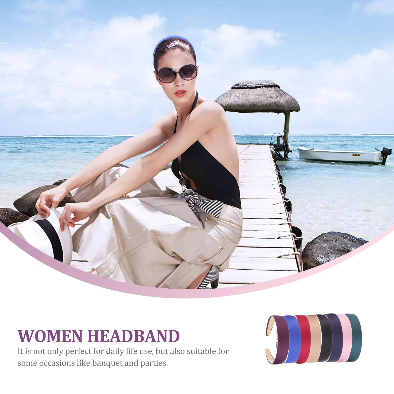 

16 шт., широкие повязки на голову, стильные прочные тканевые повязки для волос для мытья лица, декор для волос, простой креативный инструмент для фиксации волос для женщин и девочек