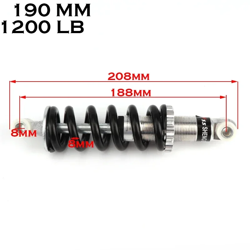 125MM 150MM 190MM 1200LBS 47cc 49CC Super Minimoto ATV Electric Scooter Mini Pocket Bike Rear Shock