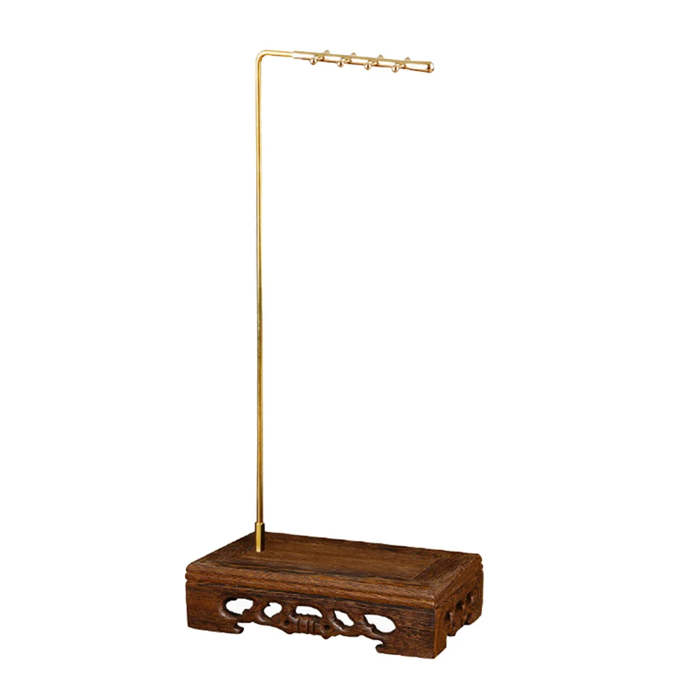 Chicken Wing Wood Calligraphy Brush Holder Durable Exquisite Desktop Decor Simple Design Multipurpose Pen Organizer