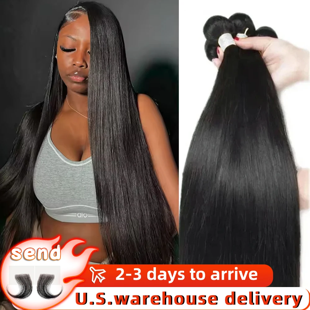 

8-34 дюйма, прямые пучки человеческих волос Remy, натуральный цвет, 100% наращивание человеческих волос Remy 3, 4, 5, 6 пучков утка ﻿