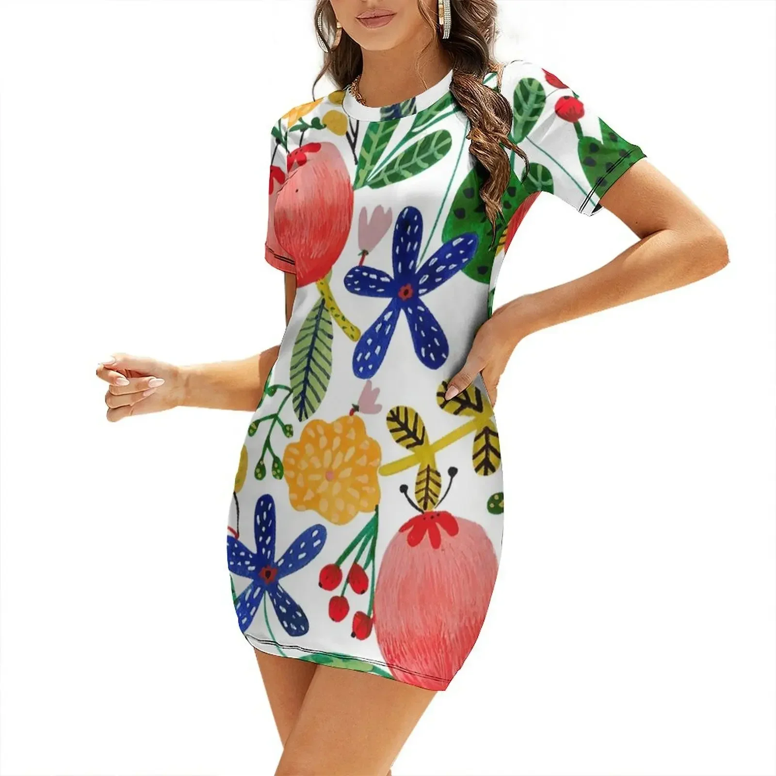 

Summer Days Short-Sleeved Dress ceremony dresses women's elegant loose dresses summer woman dress 2026 summer dress womens 2026