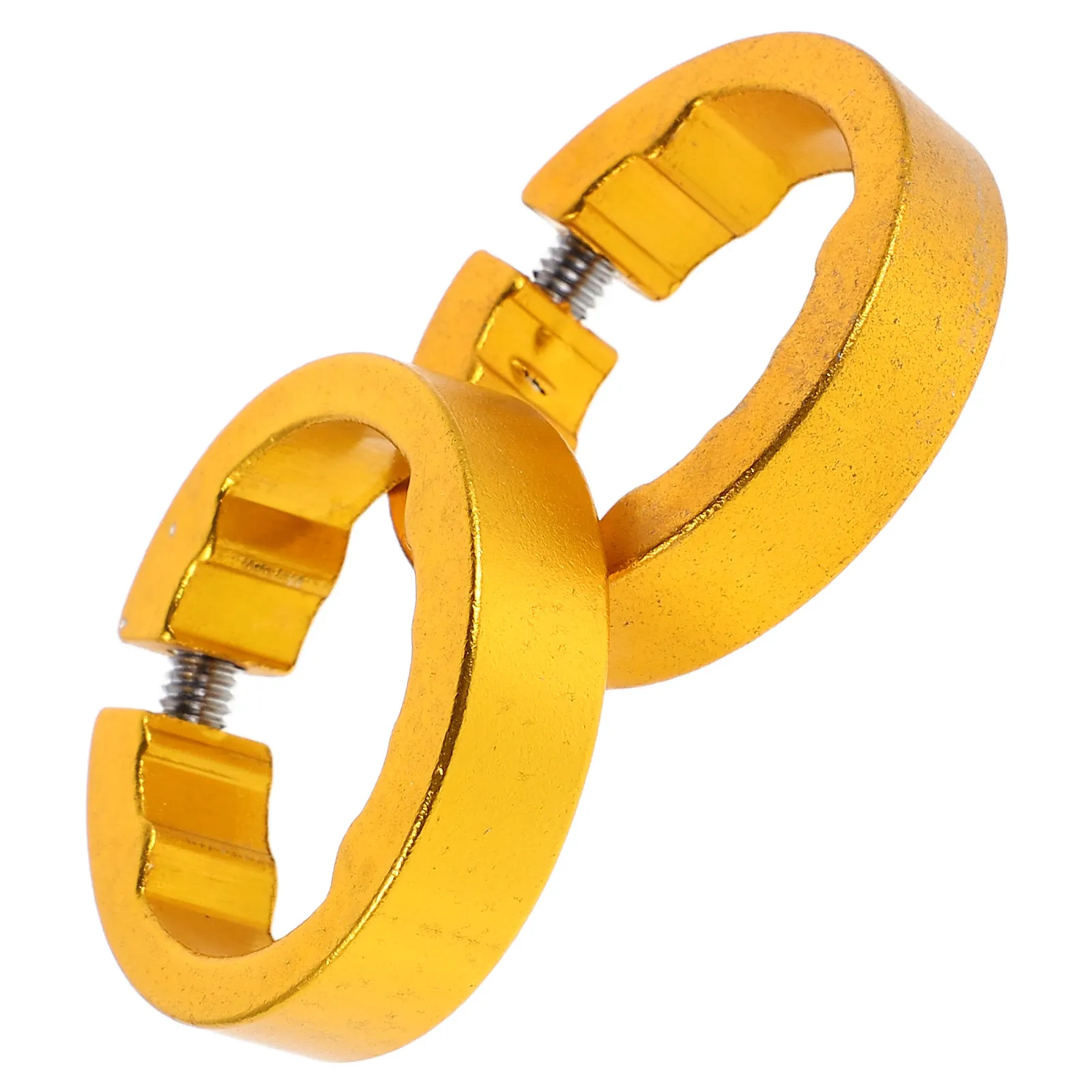 

2 шт. алюминиевые кольца для велосипеда, толщина 8 мм, простая установка без инструментов, для стабильности и комфорта при езде на шоссейном велосипеде