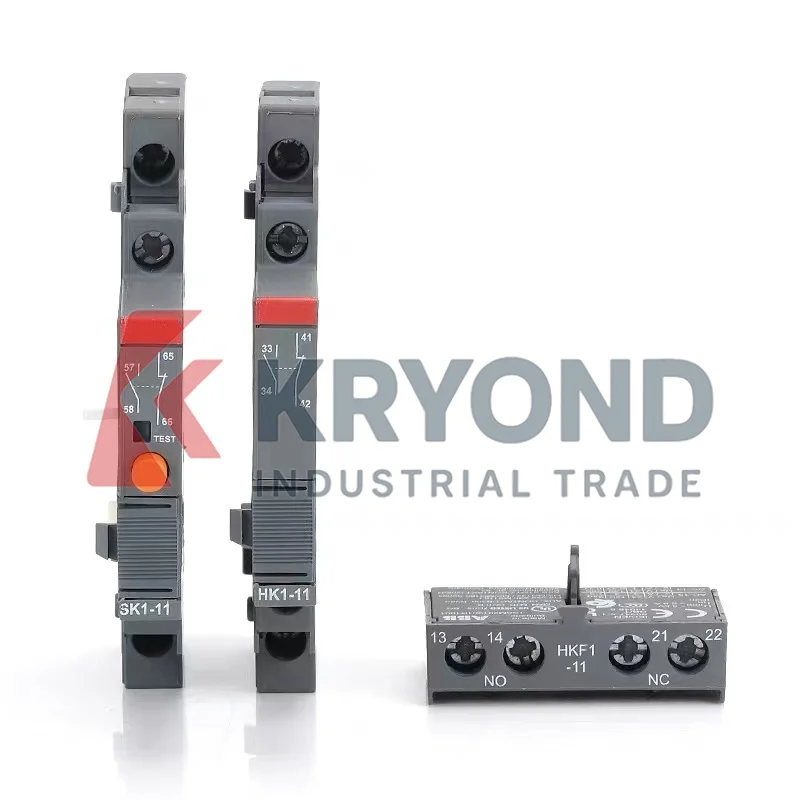 وحدة ABB HKF1-11 المساعدة المثبتة على كتلة الاتصال الأمامية للتحكم الكهربائي في سلسلة AF وإشارة الإشارة #5