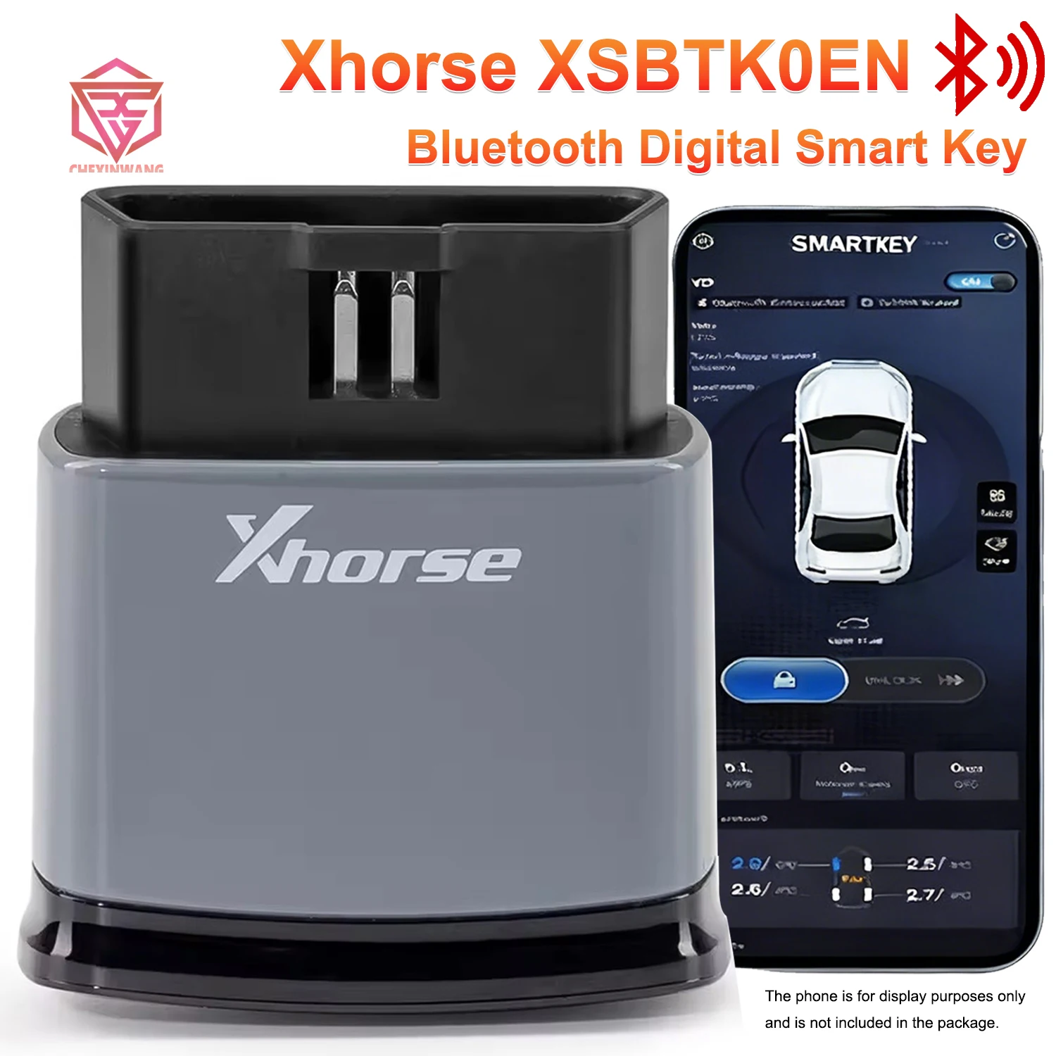 

Xhorse XSBTK0EN Bluetooth Digital Smart Key Support Over 90% Keyless Start Function Vehicle Modification