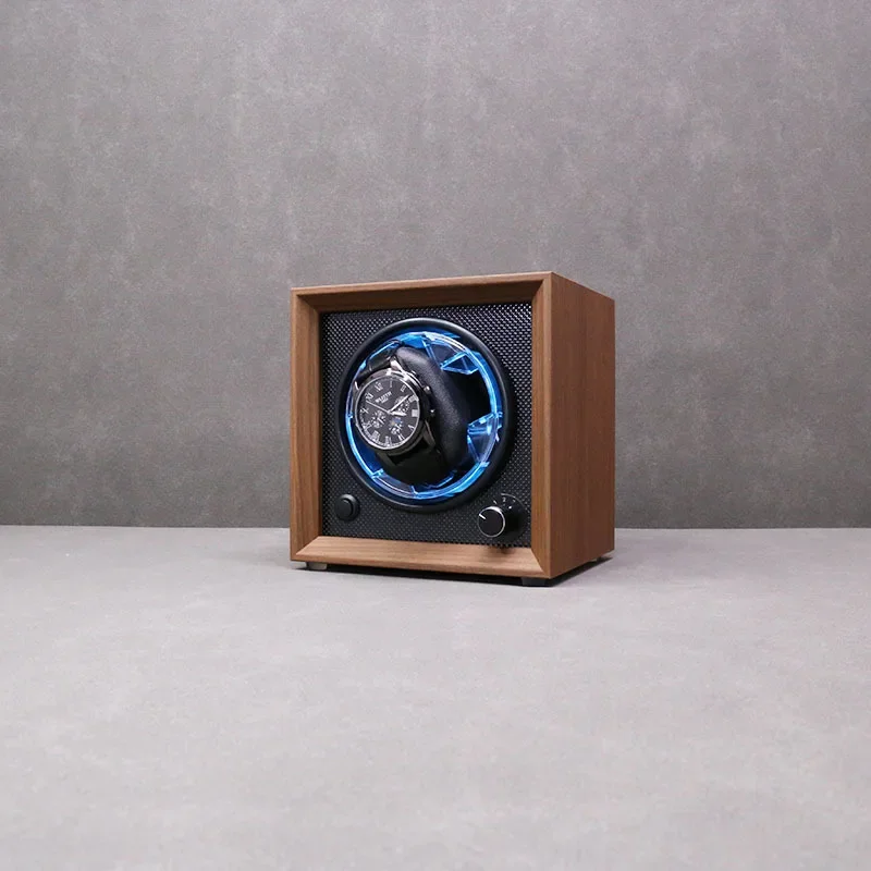 New Black Walnut Wood 5-speed Unit Watch Mechanical Watch Self-winding Watch Shaker Electric Watch Box Ornament