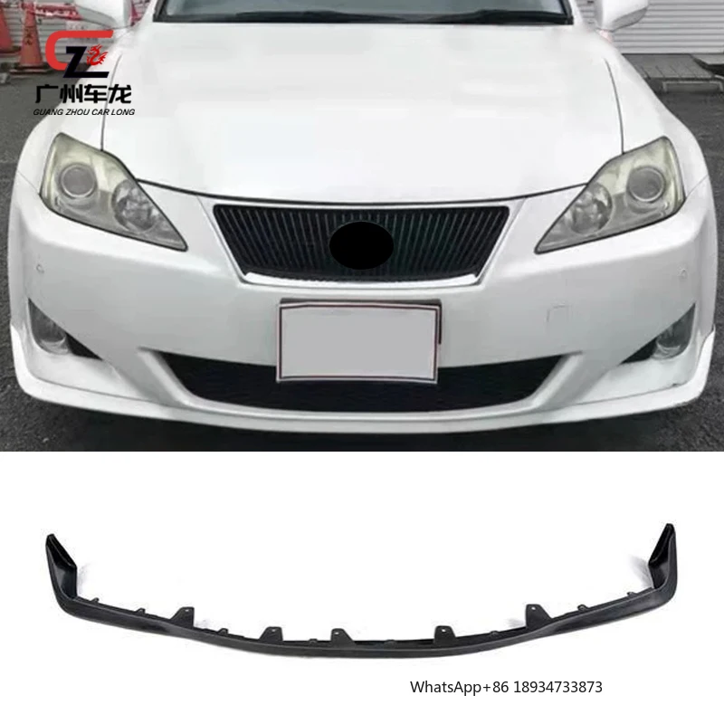 For Lexus IS IS250 2006 2007 2008 Front Lip Diffuser Bumper Lip Car Body Kits ABS Material Exterior Parts