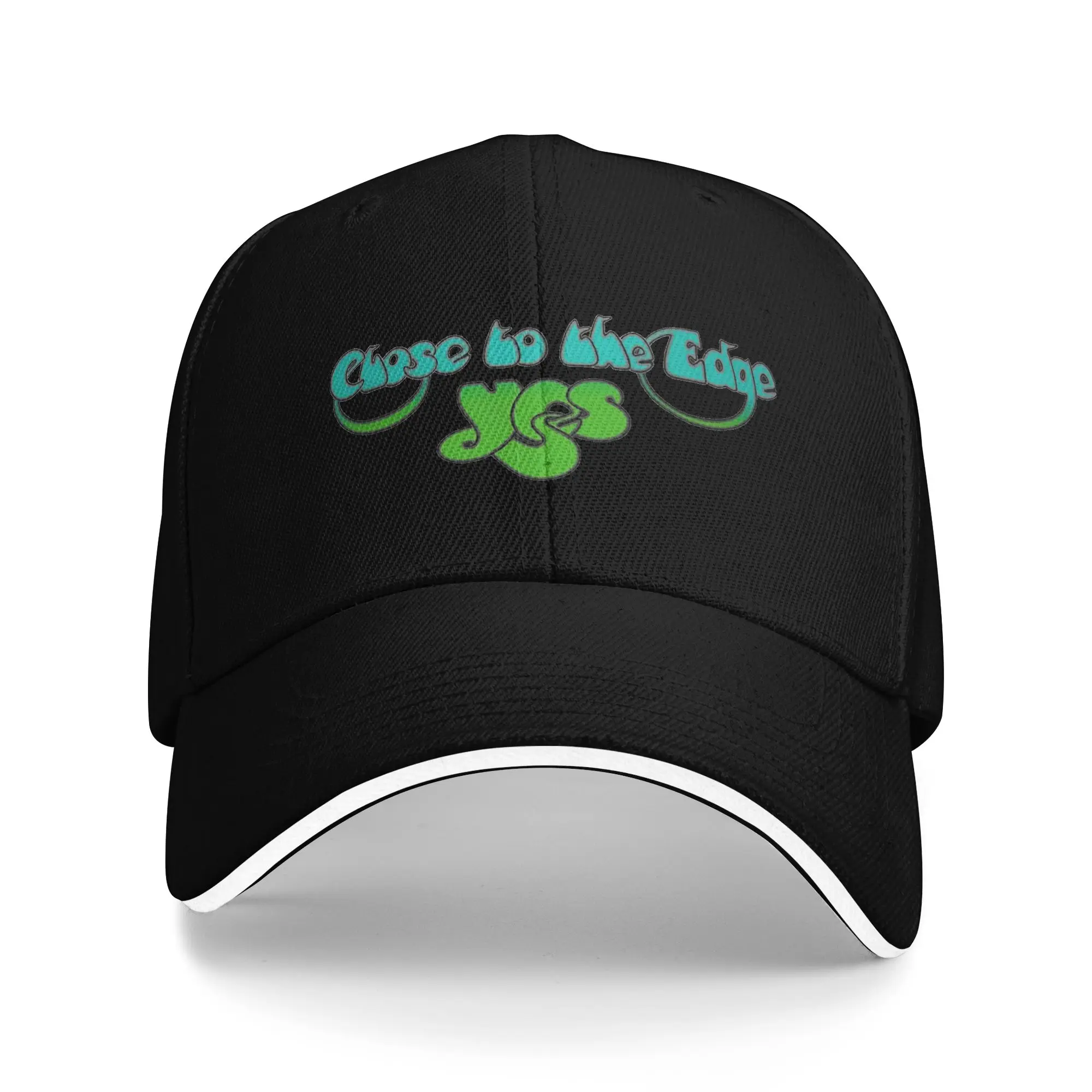 Close to the Edge Yes Band Baseball Cap Casual Rock Music Legend Sandwich Hat Unisex Breathable Dad Hat Outdoor