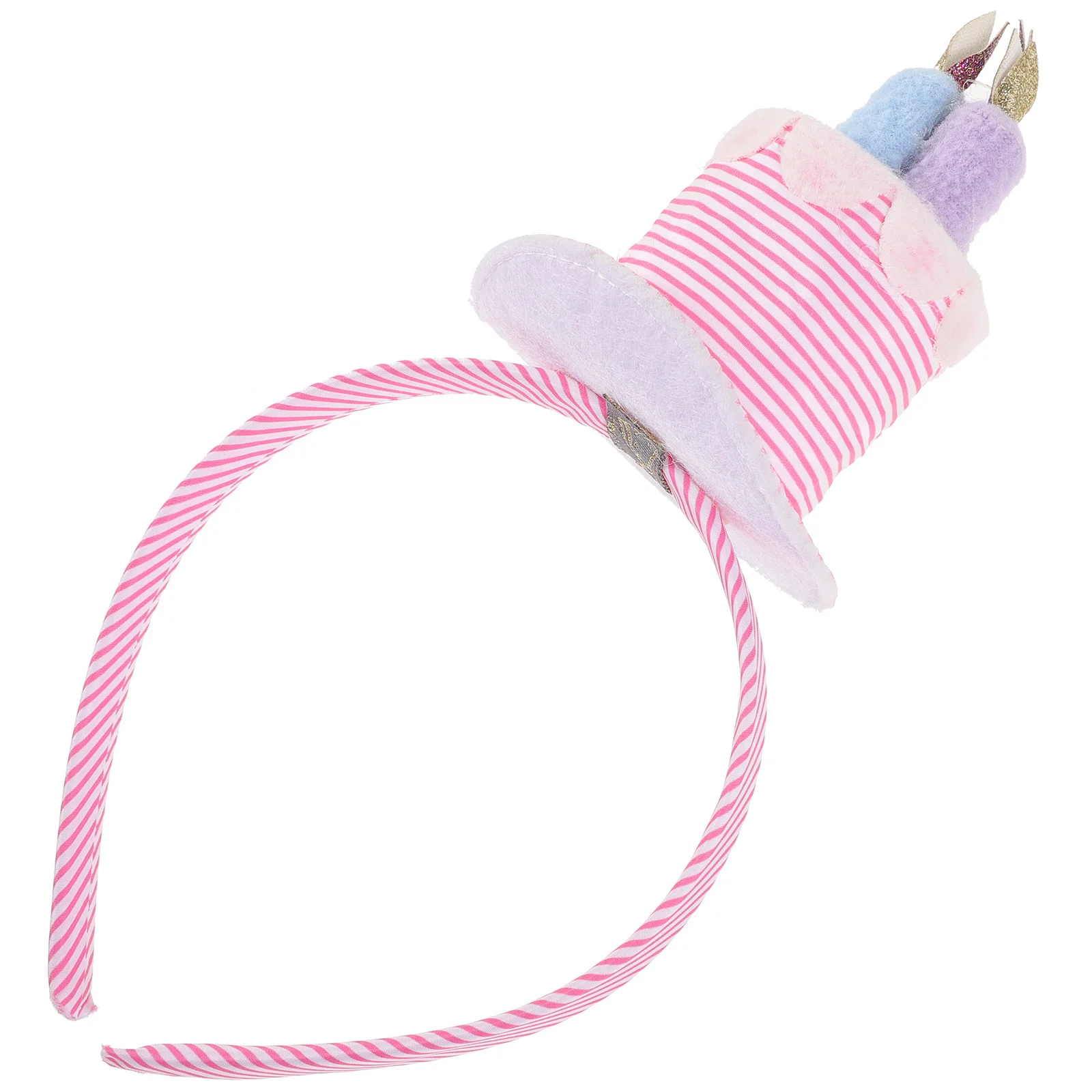 

1pc Baby Headwear Birthday Hat Shape Foil Decor Party Props For Kids Party Props Children Headband Hair Decoration