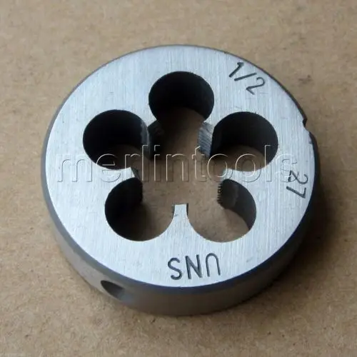 右糸ダイ、1/2 " - 27