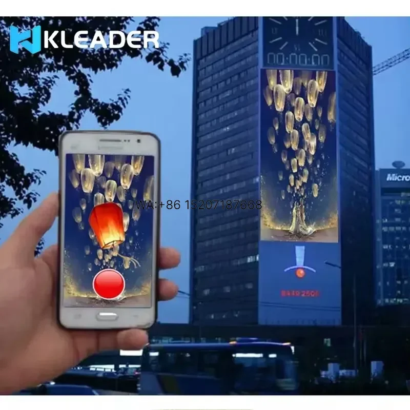 Wmwmnu Outdoor Interactive LED Wall Games for Events Mobile Send Texts on Screen Large Multiple Visitors Activity Digital