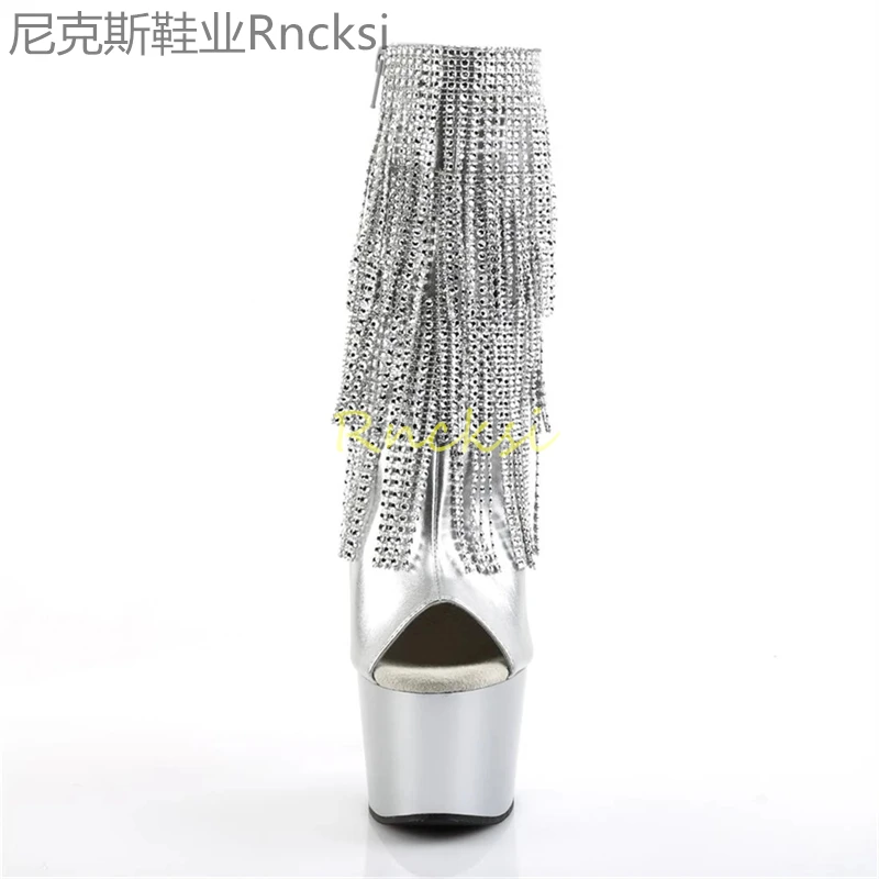 17cm Fashion boots spring and autumn new thin low heel zipper leather fashion boots short boots slim Joker female boots image 2