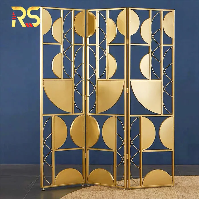 Office Partition,Living Room Decorative Portable Partition Wall Panel Movable Room Divider Screen Salon Luxury Folding Divider W