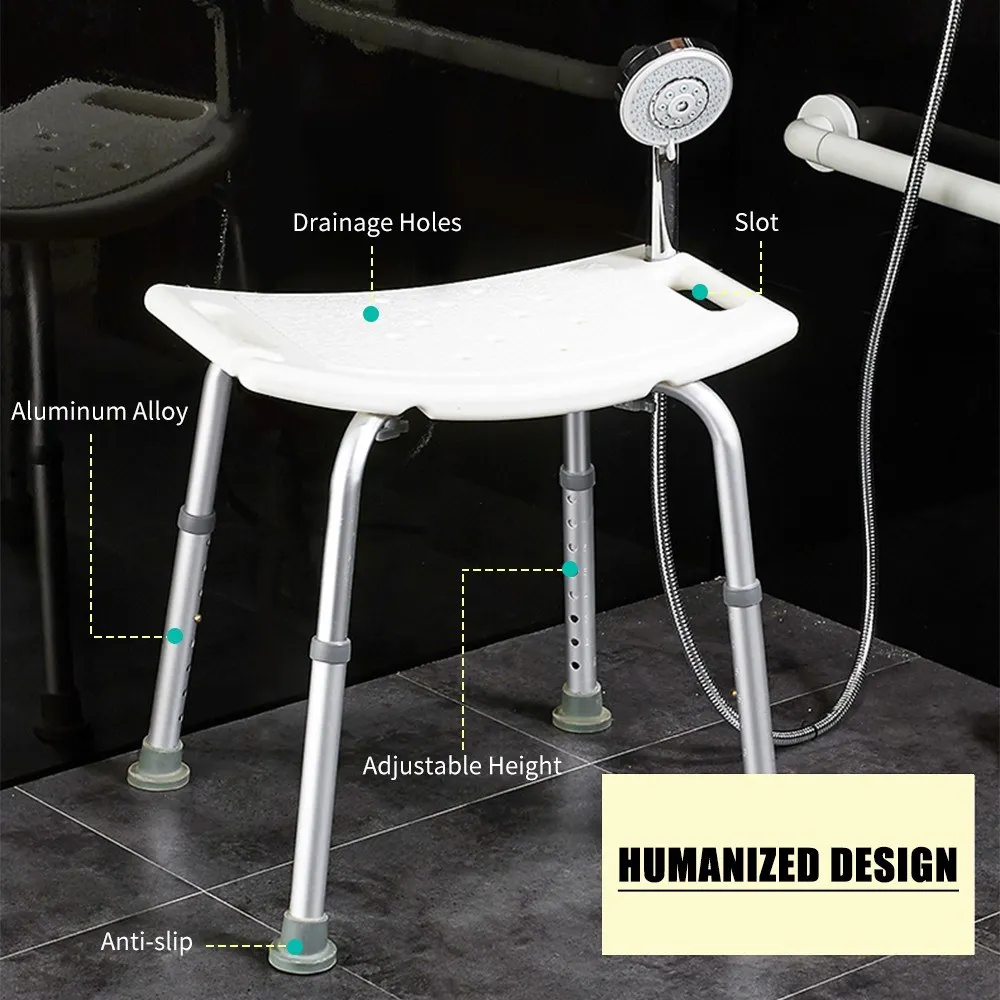 Łazienka ławka prysznicowa regulowana wysokość medyczna wanna z prysznicem stołek lekka wanna siedzenie do prysznica antypoślizgowe krzesło