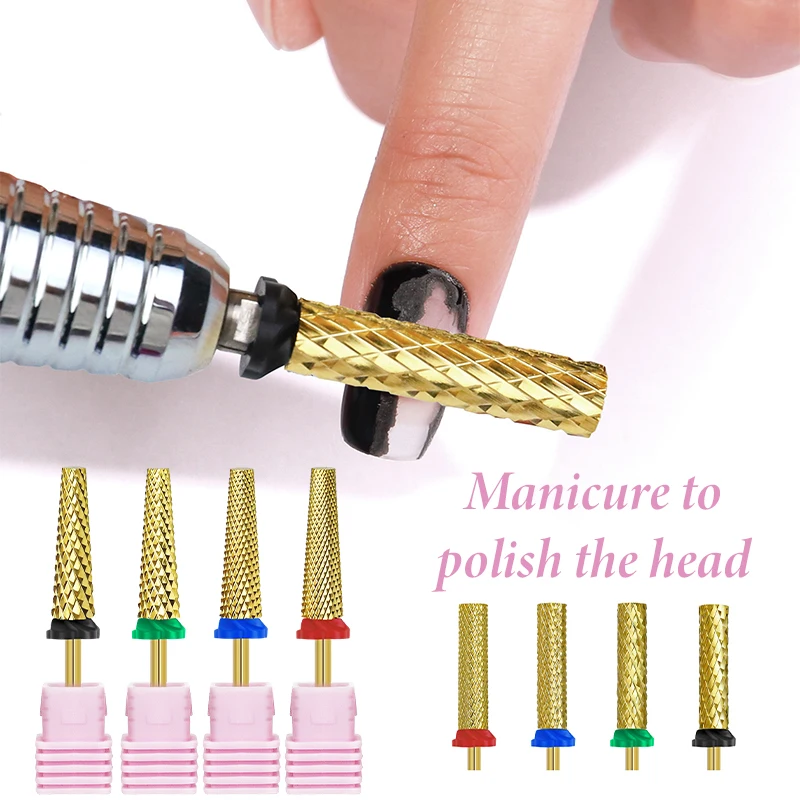 

Ultra Long Polishing Head Special Polishing Head for Electric Nail Drill Machine Nail Gel Remove Nail Drill Bits Tungsten Steel