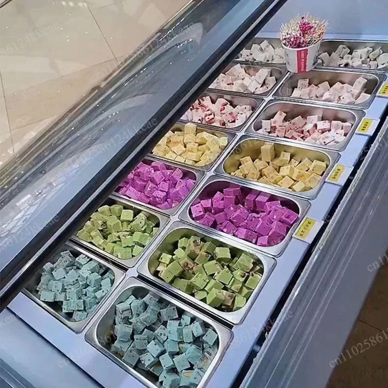 Thick Cut Fried Yogurt Machine Commercial Deep Pot Internet celebrity Fried Ice Machine Fried Roller Ice Cream Roll Fruit