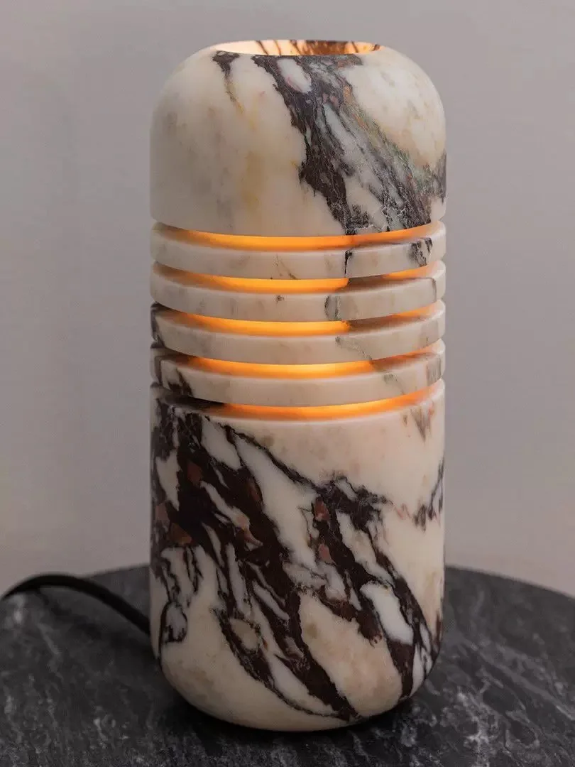 Italian Light Luxury Marble Table Lamp Designer Modern Bedroom Bedside Living Room Eye protection Lamp Atmosphere Bedside Lamp