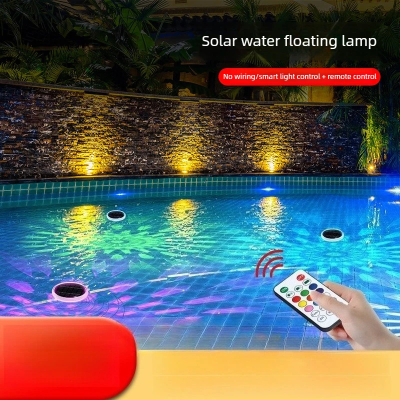 

Новый солнечный поплавковый светильник, темный и яркий бытовой садовый светильник, пруд, бассейн, солнечные уличные садовые фонари
